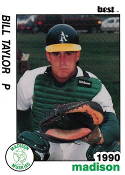 1990 Best Madison Muskies #24 Bill Taylor  Front