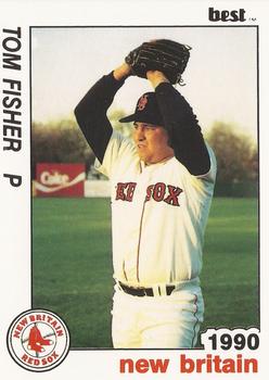 1990 Best New Britain Red Sox #2 Tom Fischer  Front