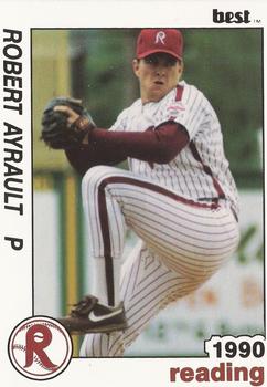 1990 Best Reading Phillies #2 Bob Ayrault  Front