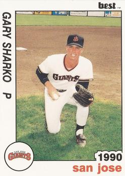 1990 Best San Jose Giants #19 Gary Sharko  Front