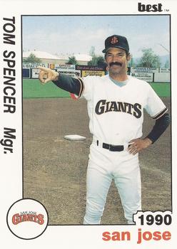 1990 Best San Jose Giants #29 Tom Spencer Front