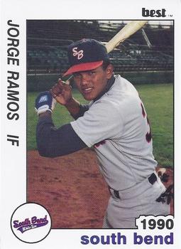 1990 Best South Bend White Sox #8 Jorge Ramos  Front