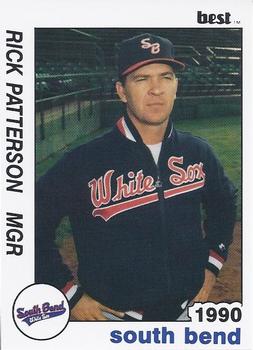 1990 Best South Bend White Sox #24 Rick Patterson Front
