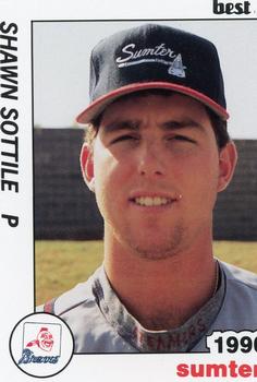 1990 Best Sumter Braves #21 Shawn Sottile  Front