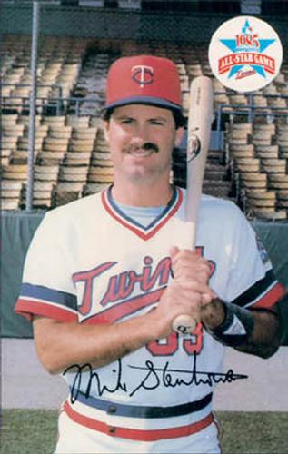 1985 Minnesota Twins Postcards #NNO Mike Stenhouse Front