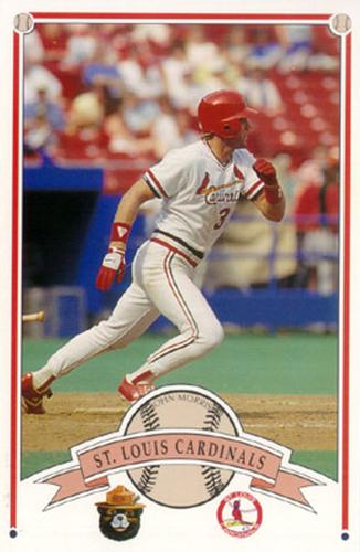 1989 St. Louis Cardinals Smokey #NNO John Morris Front