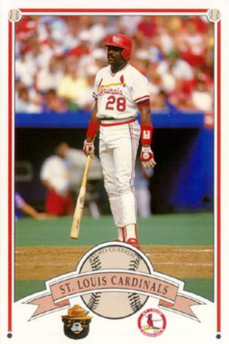 1989 St. Louis Cardinals Smokey #NNO Pedro Guerrero Front