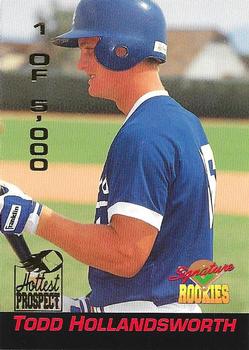 1994 Signature Rookies - Hottest Prospects #S3 Todd Hollandsworth Front