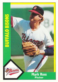 1990 CMC Buffalo Bisons #9 Mark Ross Front