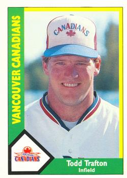 1990 CMC Vancouver Canadians #20 Todd Trafton Front