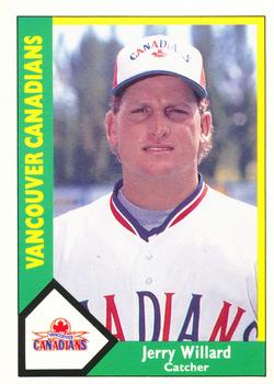 1990 CMC Vancouver Canadians #23 Jerry Willard Front