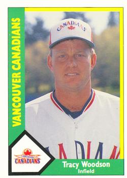 1990 CMC Vancouver Canadians #25 Tracy Woodson Front