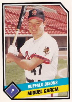 1989 CMC Buffalo Bisons #7 Miguel Garcia  Front