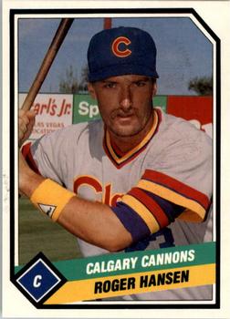 1989 CMC Calgary Cannons #15 Roger Hansen  Front