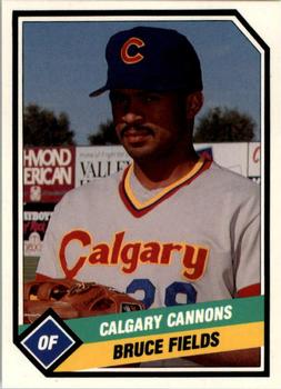 1989 CMC Calgary Cannons #19 Bruce Fields  Front