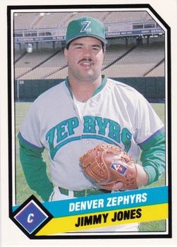 1989 CMC Denver Zephyrs #17 Jimmy Jones  Front