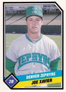 1989 CMC Denver Zephyrs #21 Joe Xavier  Front