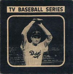 1950 Drake's TV Baseball Series (D358) #1 Elwin 