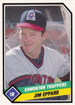 1989 CMC Edmonton Trappers #14 Jim Eppard  Front