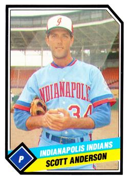 1989 CMC Indianapolis Indians #6 Scott Anderson  Front