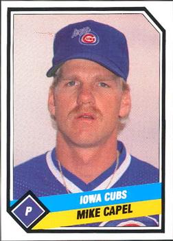 1989 CMC Iowa Cubs #1 Mike Capel  Front