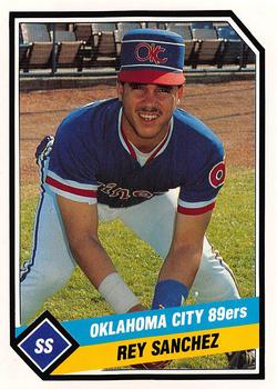 1989 CMC Oklahoma City 89ers #18 Rey Sanchez  Front