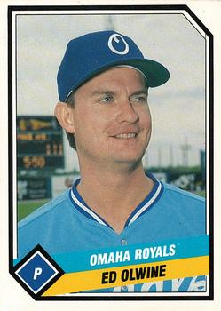 1989 CMC Omaha Royals #8 Ed Olwine  Front