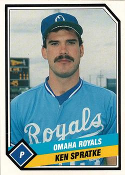 1989 CMC Omaha Royals #9 Ken Spratke  Front