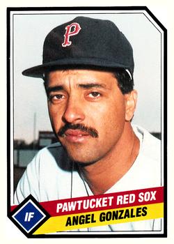 1989 CMC Pawtucket Red Sox #22 Angel Gonzales  Front