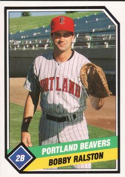 1989 CMC Portland Beavers #15 Bobby Ralston  Front