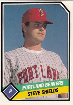 1989 CMC Portland Beavers #4 Steve Shields  Front