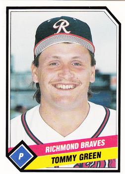 1989 CMC Richmond Braves #3 Tommy Greene Front