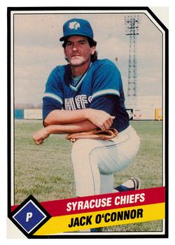 1989 CMC Syracuse Chiefs #3 Jack O'Connor  Front