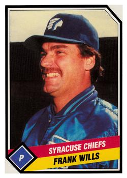 1989 CMC Syracuse Chiefs #5 Frank Wills  Front
