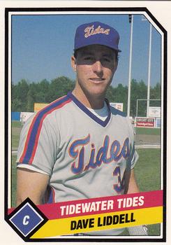 1989 CMC Tidewater Tides #18 Dave Liddell  Front