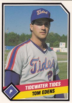 1989 CMC Tidewater Tides #2 Tom Edens  Front