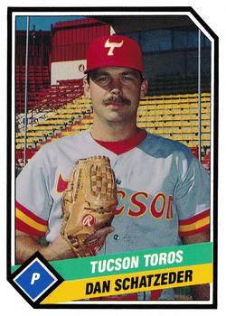 1989 CMC Tucson Toros #10 Dan Schatzeder  Front