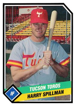 1989 CMC Tucson Toros #18 Harry Spilman  Front