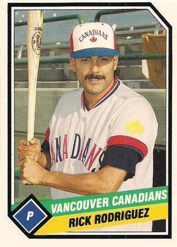 1989 CMC Vancouver Canadians #8 Rick Rodriguez  Front