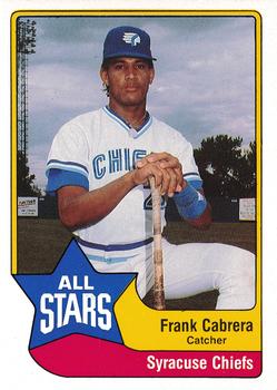1989 CMC Triple A All-Stars #16 Francisco Cabrera Front