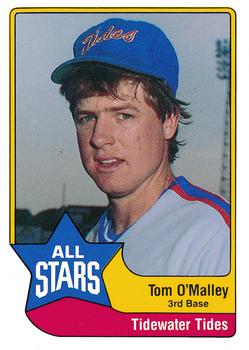 1989 CMC Triple A All-Stars #20 Tom O'Malley Front