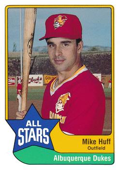1989 CMC Triple A All-Stars #38 Mike Huff Front