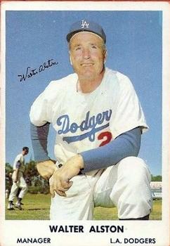 1961 Bell Brand Los Angeles Dodgers #NNO Walt Alston Front