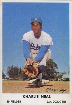 1961 Bell Brand Los Angeles Dodgers #NNO Charlie Neal Front
