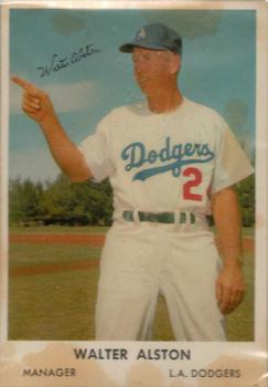 1962 Bell Brand Los Angeles Dodgers #24 Walter Alston Front
