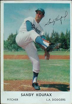 1962 Bell Brand Los Angeles Dodgers #32 Sandy Koufax Front