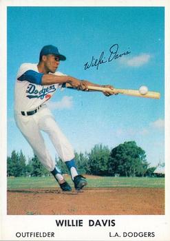 1962 Bell Brand Los Angeles Dodgers #3 Willie Davis Front