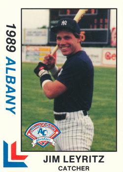1989 Best Albany-Colonie Yankees #2 Jim Leyritz  Front