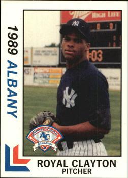 1989 Best Albany-Colonie Yankees #6 Royal Clayton  Front