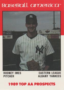1989 Best Baseball America AA Prospects #AA8 Rodney Imes  Front